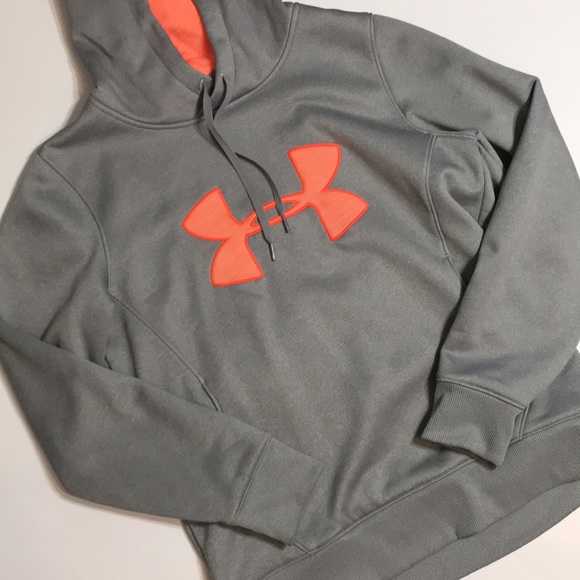 coral under armour hoodie